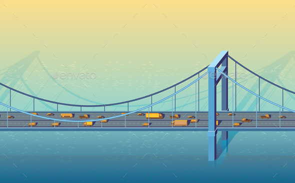 Large Bridge - Buildings Objects