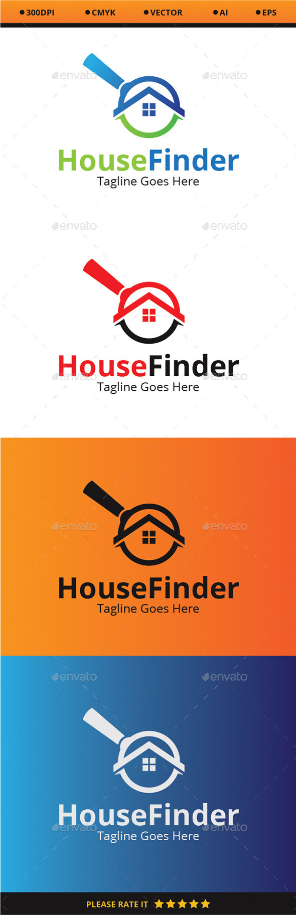 House Finder - Buildings Logo Templates