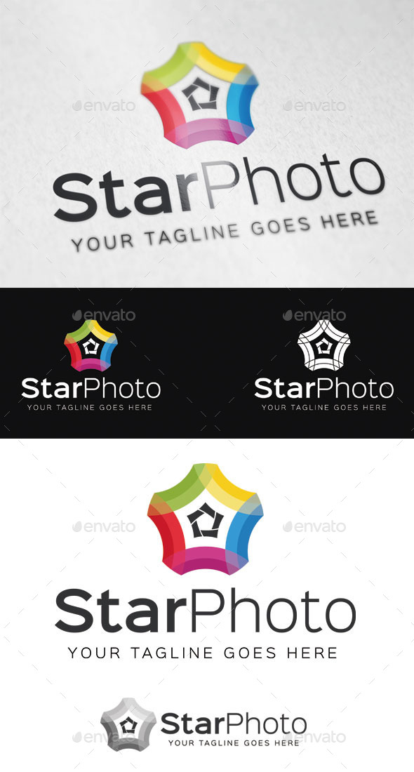 Star Photo Logo Template - Symbols Logo Templates
