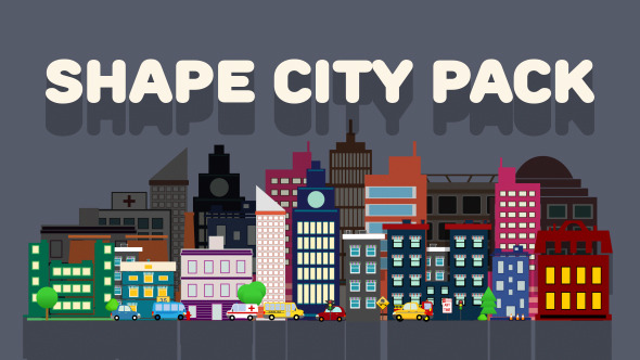 Shape City Pack - VideoHive 9276311