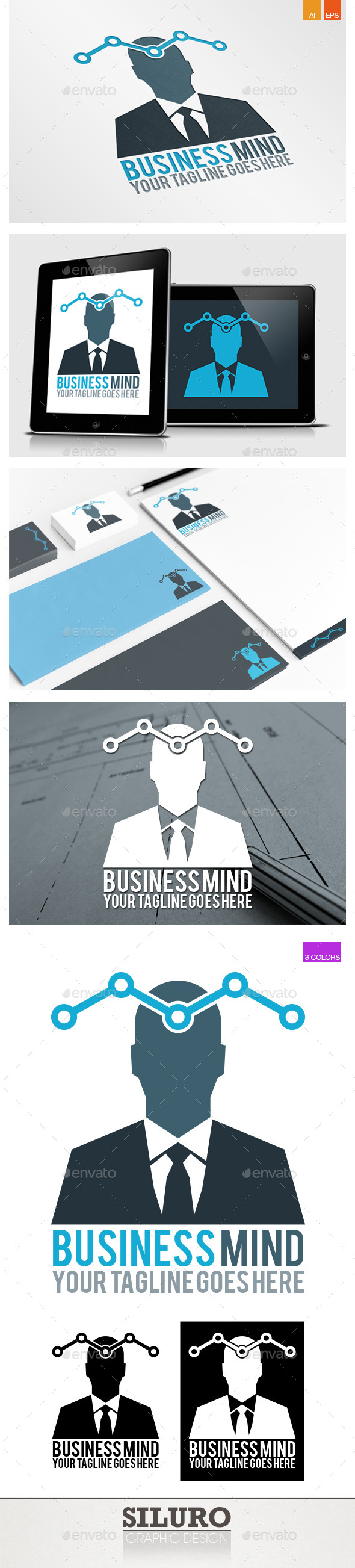 Business Mind I - Humans Logo Templates