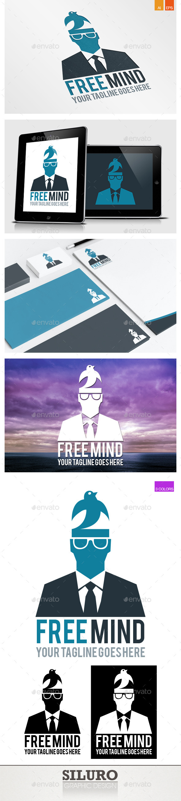 Free Mind Logo - Humans Logo Templates
