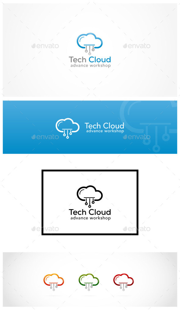 Cloud Technology - Symbols Logo Templates