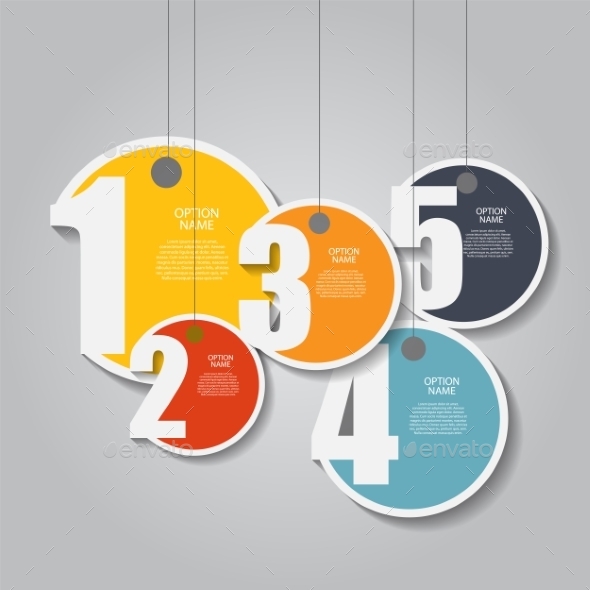 Infographic Templates for Business Vector - Web Elements Vectors