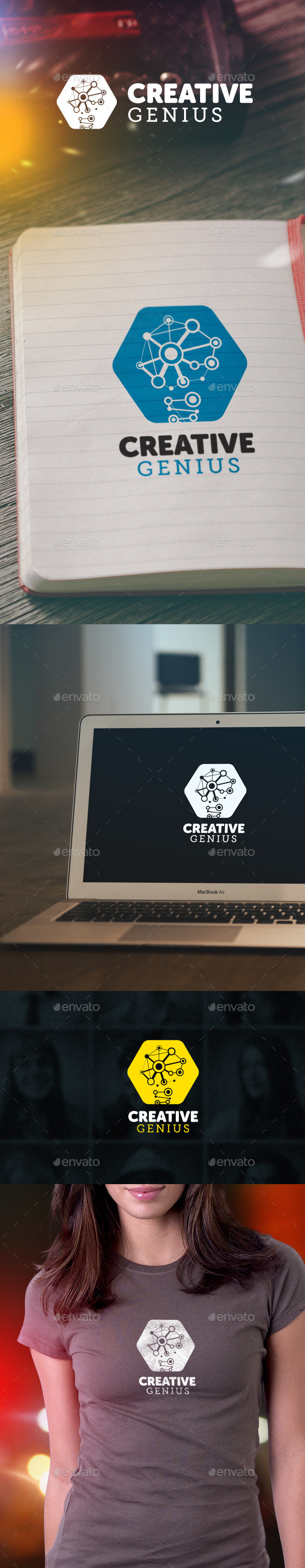 Creative Genius Logo - Abstract Logo Templates