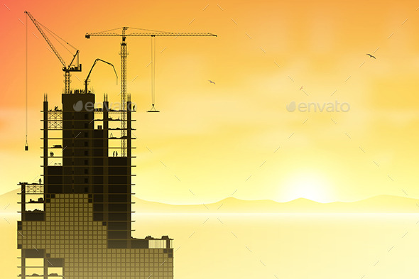 Tower Cranes - Buildings Objects