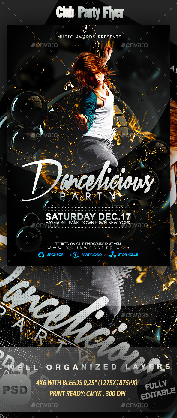 Club Party Flyer - Events Flyers