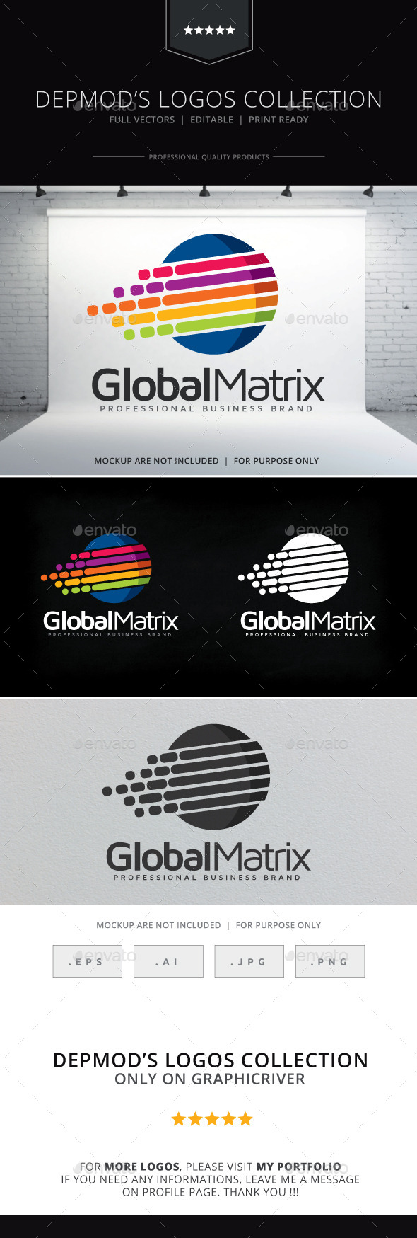 Global Matrix Logo - Abstract Logo Templates