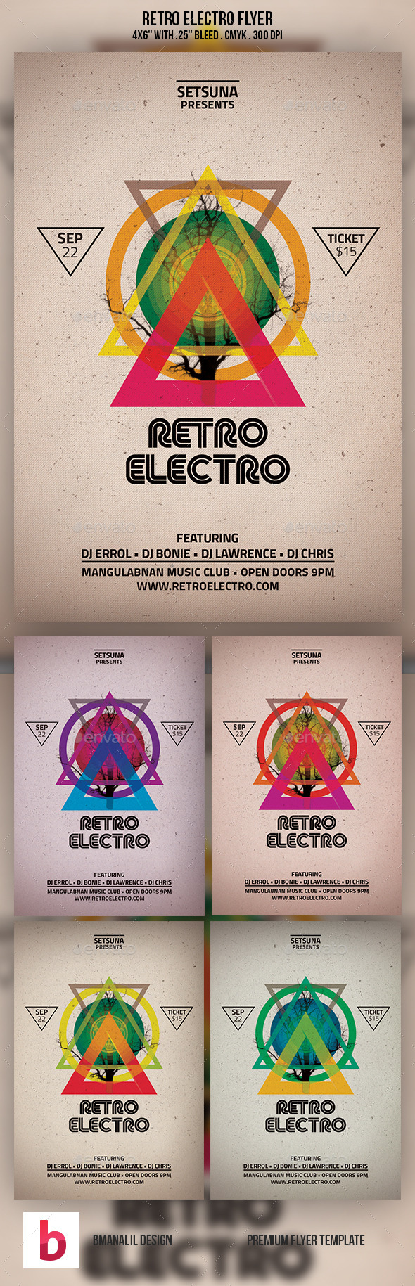 Retro Electro Flyer