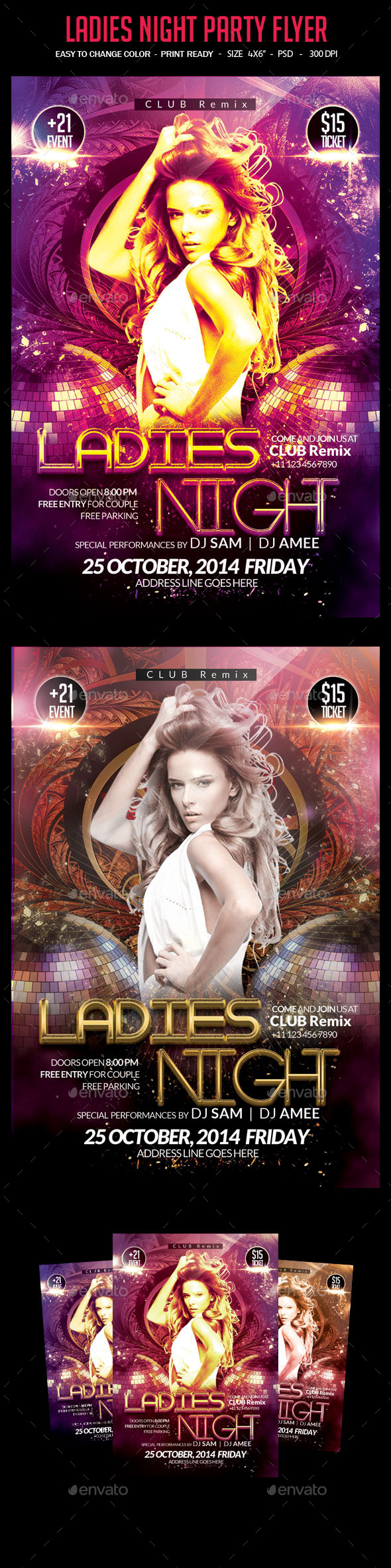 Ladies Night Party Flyer - Clubs & Parties Events