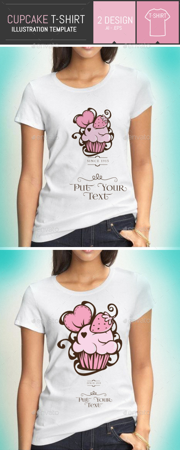 Cupcake / Cake T-shirt - Designs T-Shirts