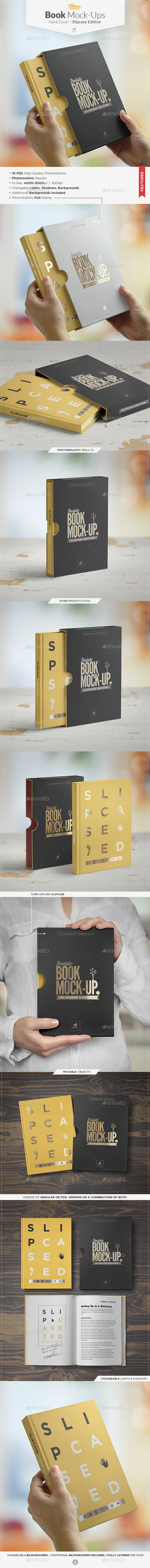 Book Mock-up / Slipcase Edition - Books Print