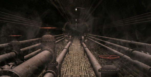 Steampunk Tunnel, Motion Graphics | VideoHive