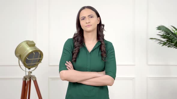 Indian girl judging alt