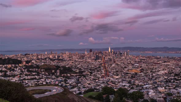 San Francisco Downtown Day To Night  alt