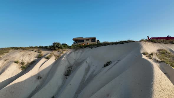 Awesome aerial view of Goreme 4 K Turkey Cappadocia alt