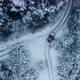 Winter Snow Road Road in Forest - VideoHive Item for Sale