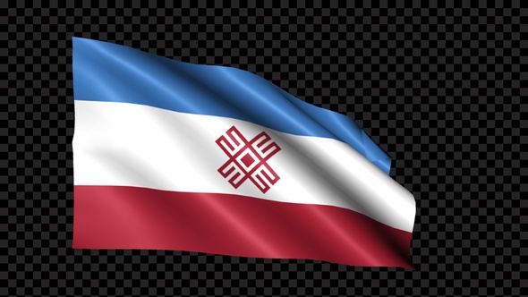 Mari El Flag Blowing In The Wind alt