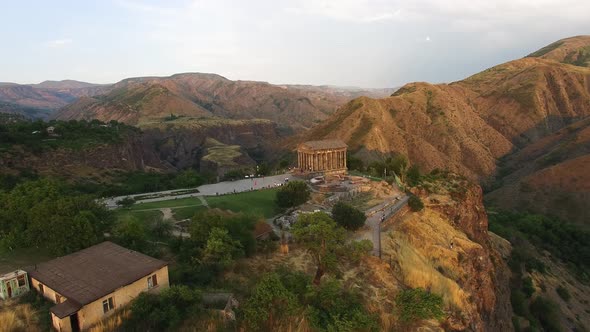 Famous Garni Temple in Armenia, Caucasus. alt