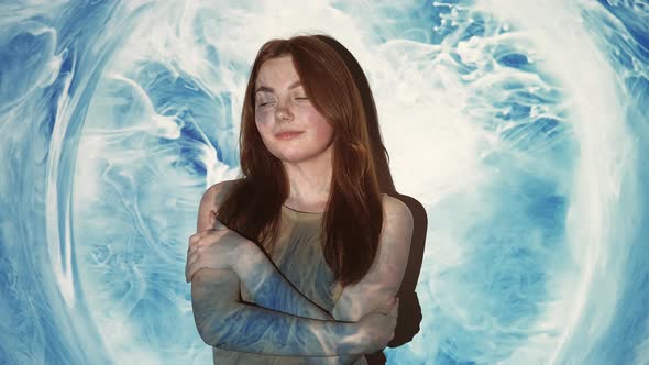 Stress Relief Peace Harmony Wellness Woman Aura alt