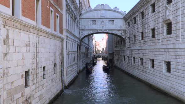 Bridge of Sighs - the name of one of the bridges in Venice