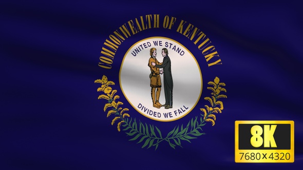 8K Kentucky State Flag Background alt