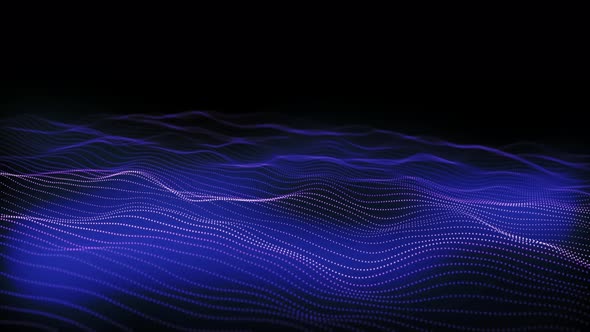 Blue color line animation. Abstract blue color wavy line. by  Think_About_Life