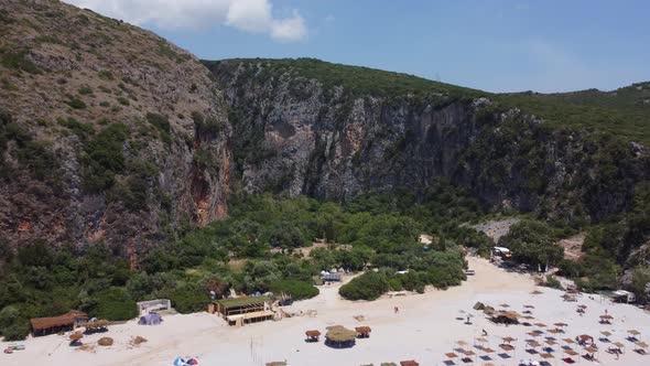 Gjipe Beach Famous Beach in Albania