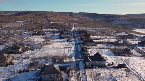 7. Revealing landscape covered in snow