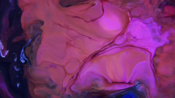 Pigment Colors Spreading And Swirling Paint  alt