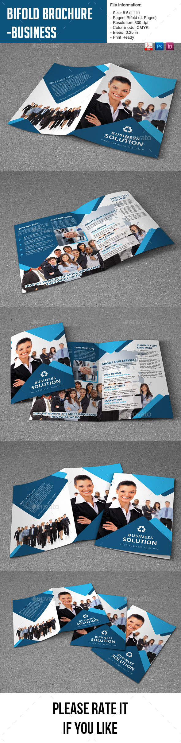 Bifold Brochure for Business - Corporate Brochures