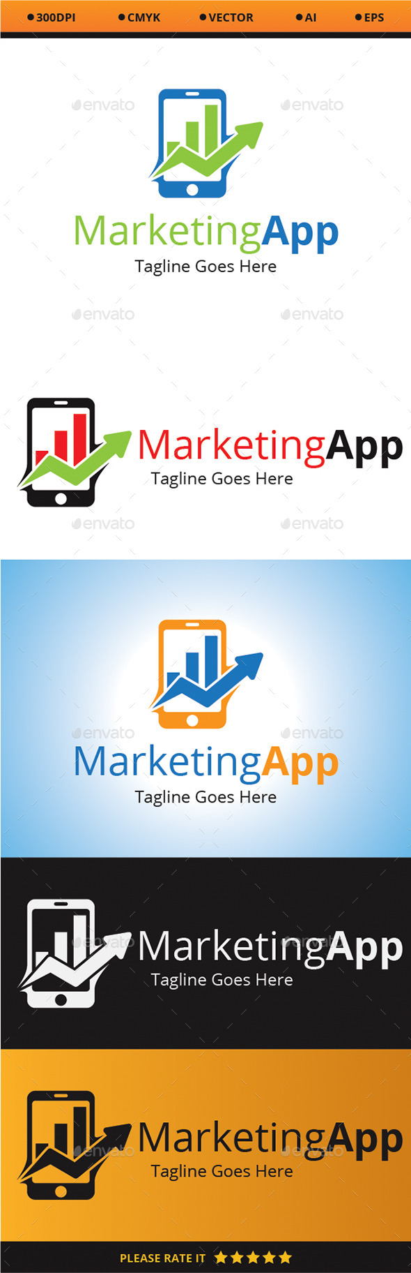 Marketing App - Logo Templates