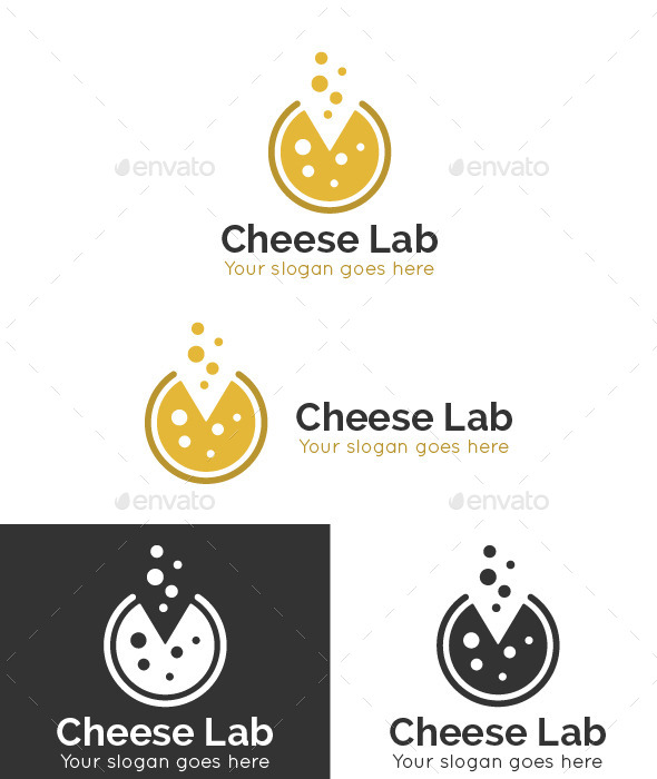 Cheese Lab Logo Template - Food Logo Templates