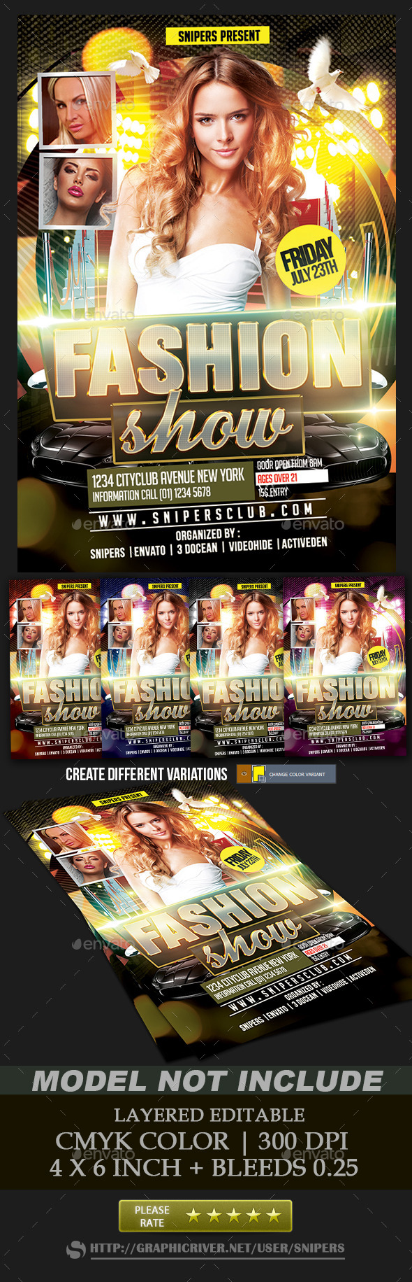 Fashion Show Flyer - Events Flyers