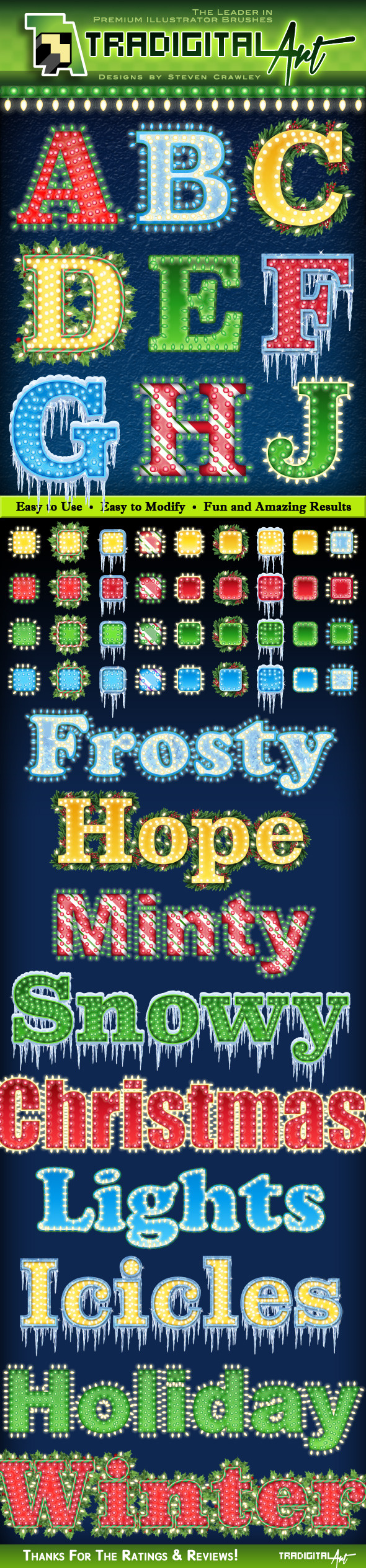 Christmas Lights Graphic Styles - Styles Illustrator