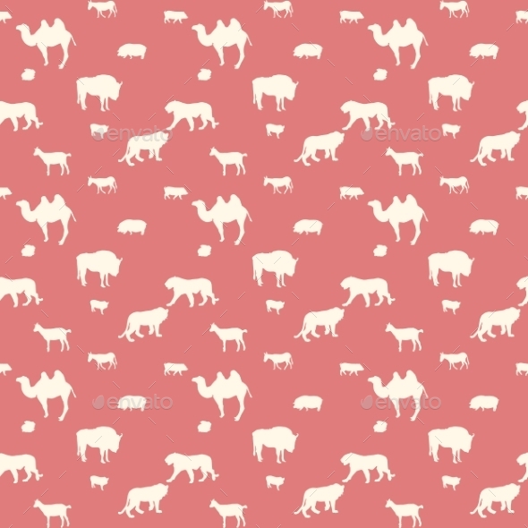 Wild Animals Pattern - Animals Characters