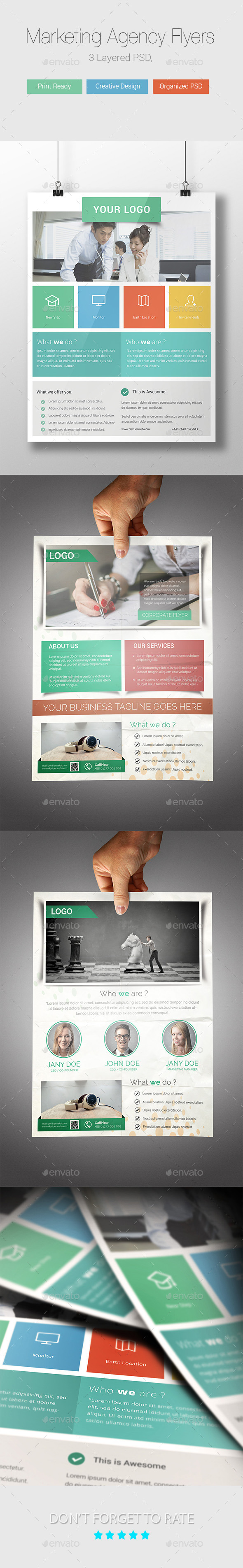 Marketing Agency Flyer Templates - Corporate Flyers
