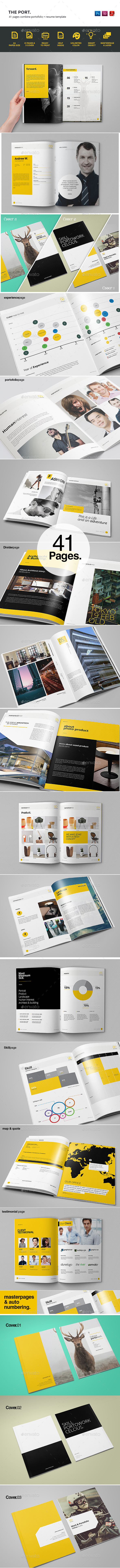 Portofolio Template - Brochures Print Templates