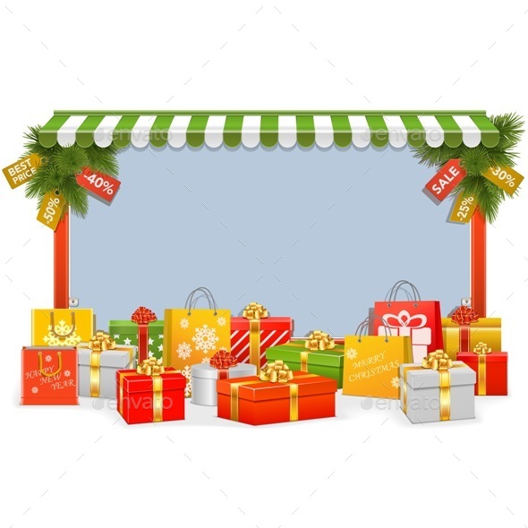 Christmas Shopping Board - Christmas Seasons/Holidays