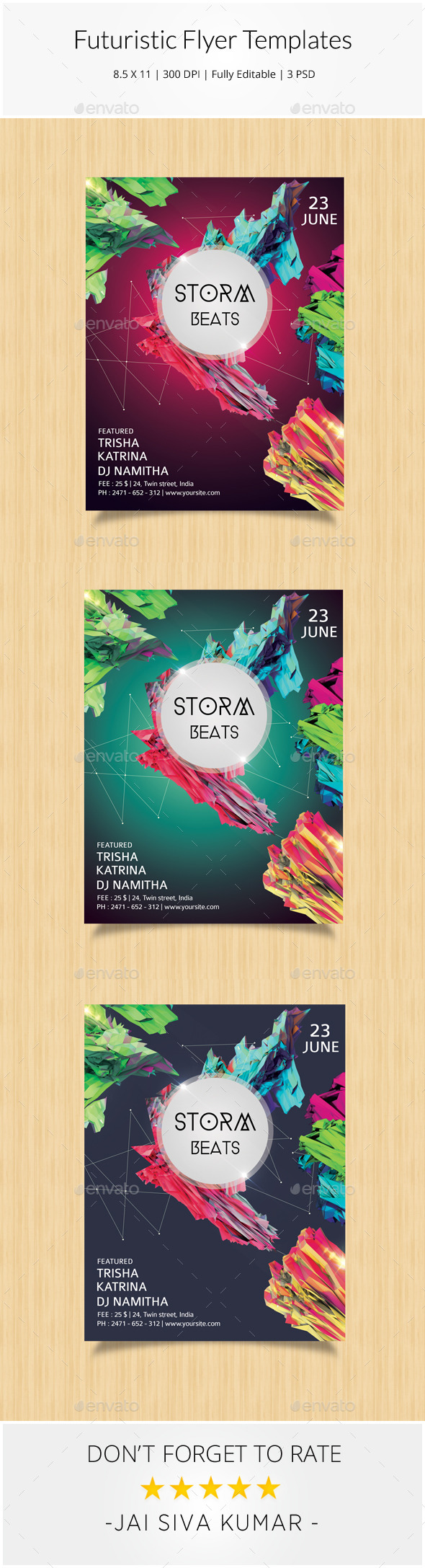 Futuristic Flyer Templates - Concerts Events