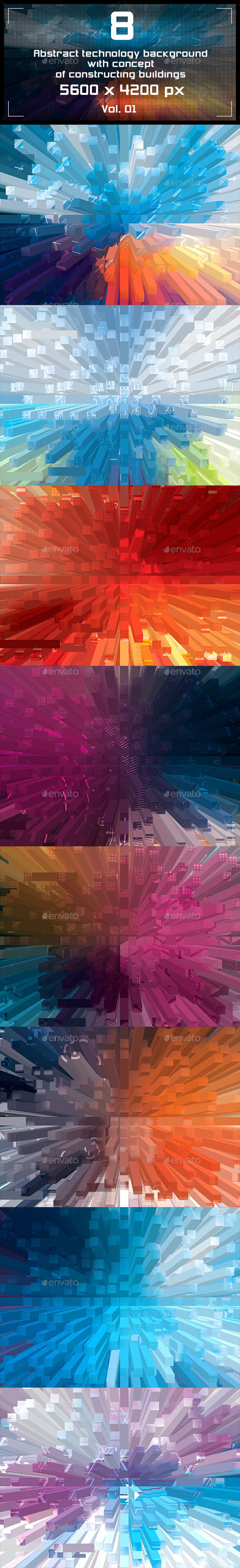 Abstract Technology Backgrounds - Tech / Futuristic Backgrounds
