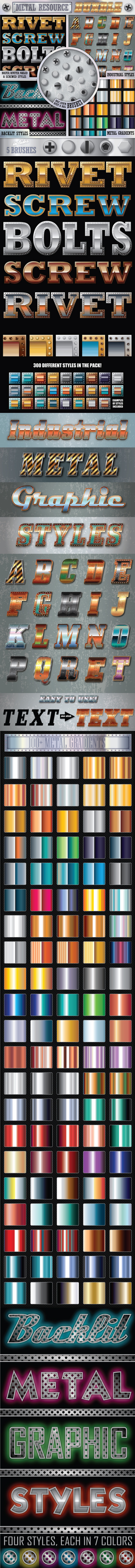 Metal Resource Bundle - Illustrator Add-ons