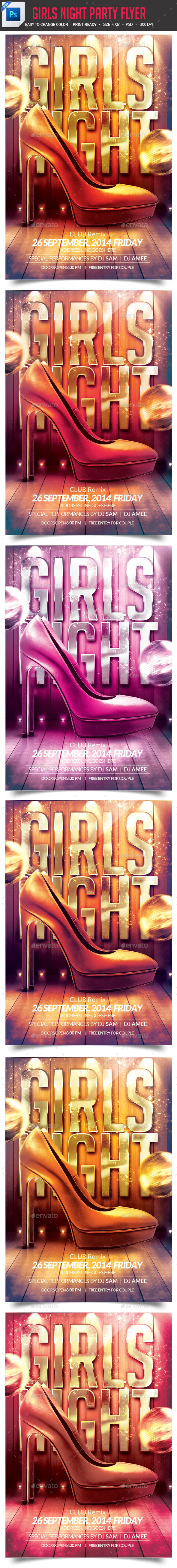 Ladies Night Party Flyer - Clubs & Parties Events