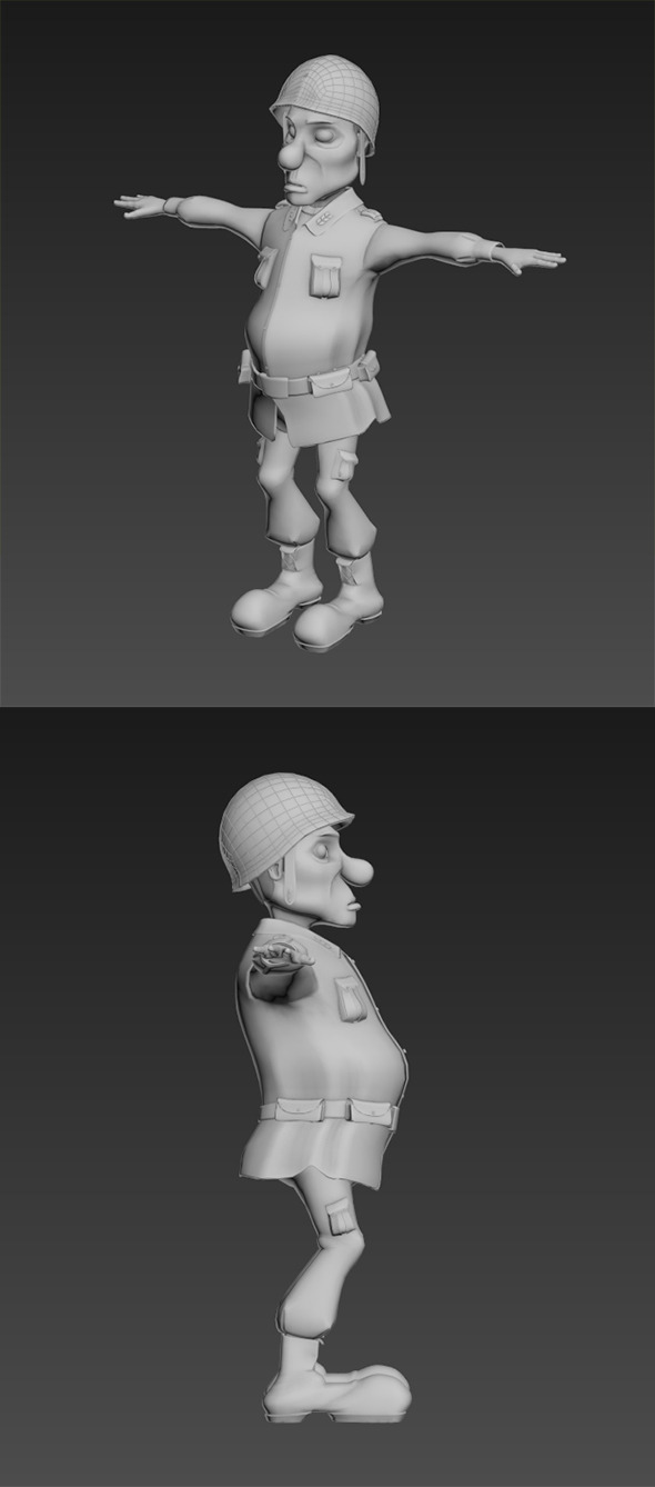 soldier - 3DOcean Item for Sale