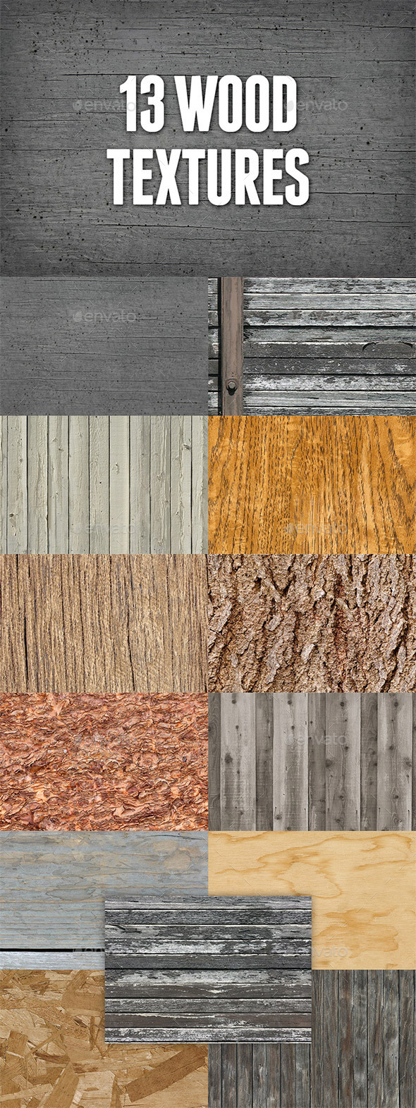 Seamless Wood Textures Pack 1 - Wood Textures