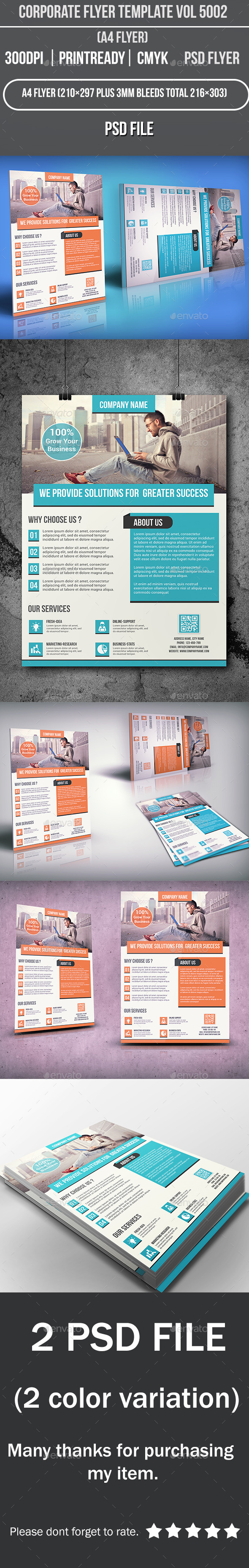 Corporate Flyer Template Vol 5002 - Corporate Flyers