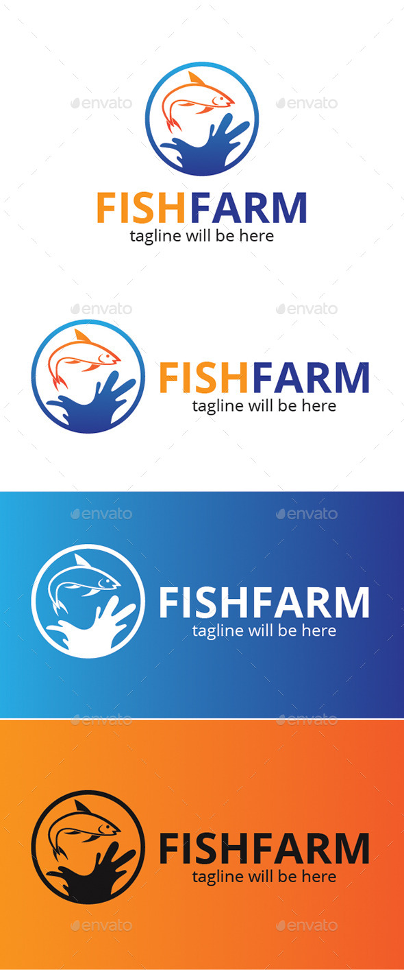 Fish Farm - Animals Logo Templates