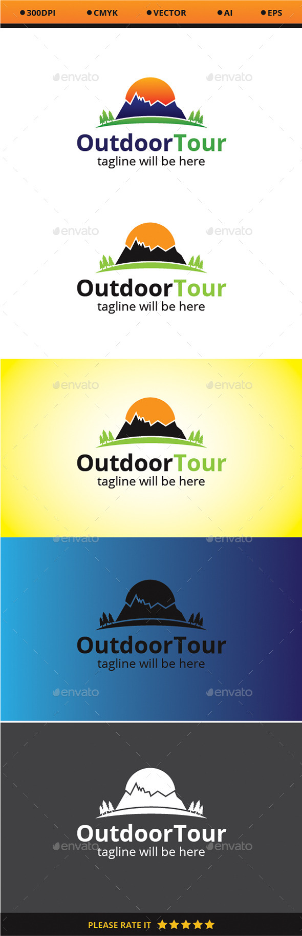 Outdoor Tour - Logo Templates