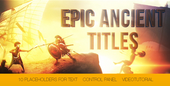 Epic Ancient Titles - VideoHive 9324958