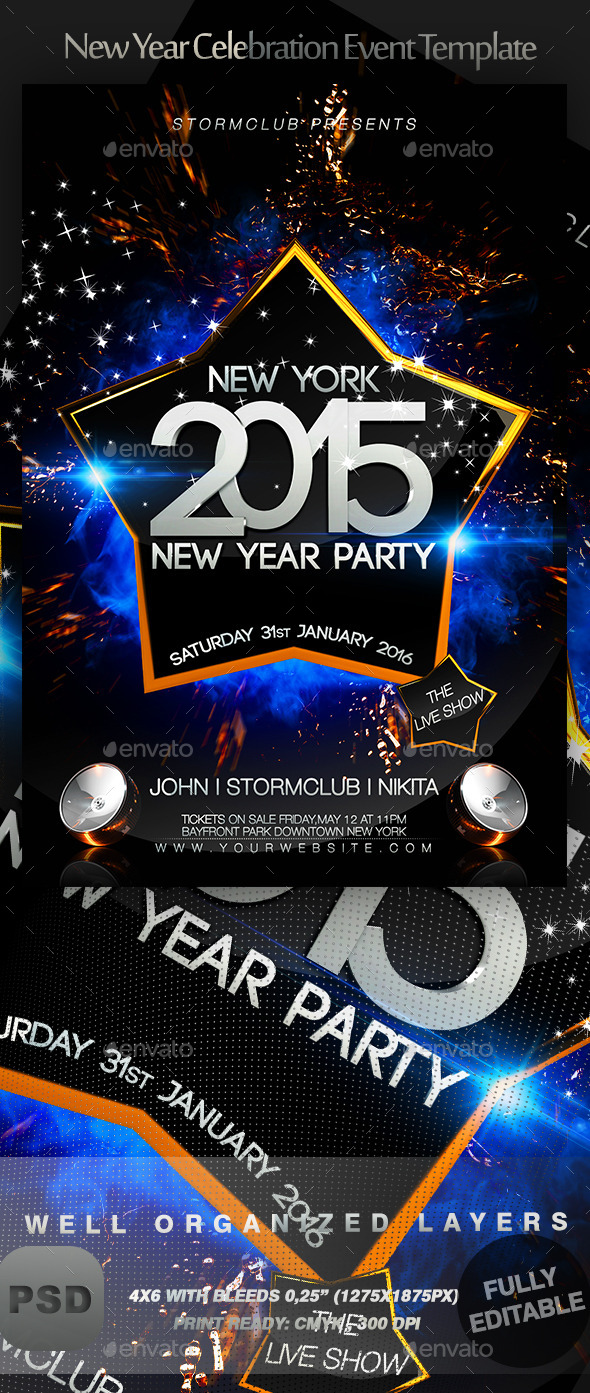 New Year Celebration Event Template - Events Flyers